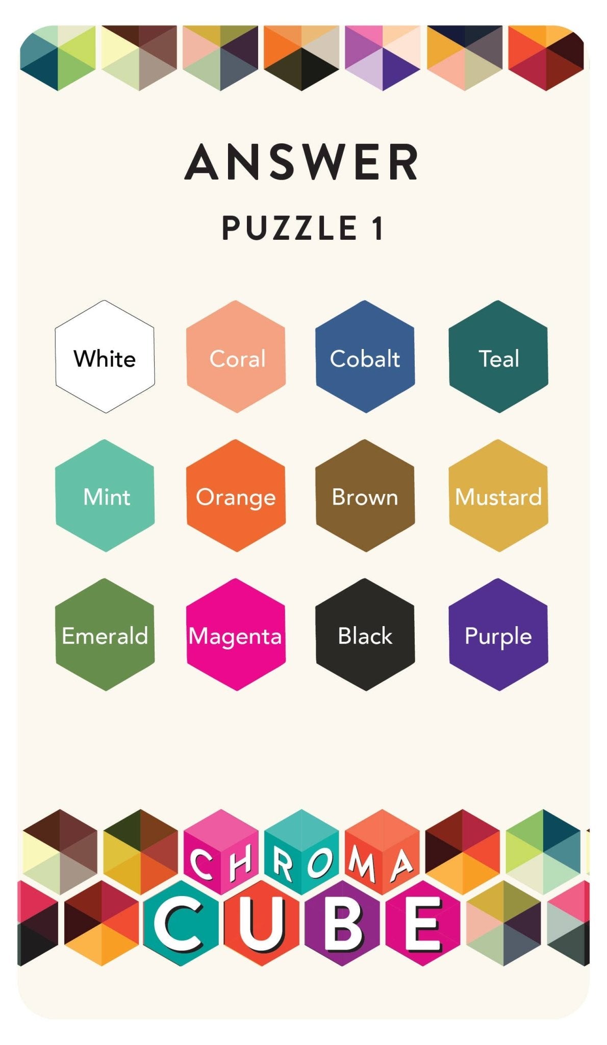 Chroma Cube - Single Player Logic Game - Purpose + Passion Boutique