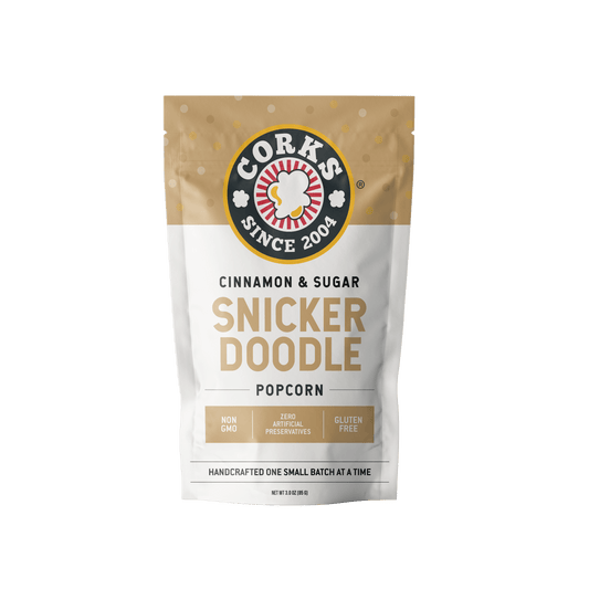 Cinnamon and Sugar Snickerdoodle Popcorn - 3oz - Purpose + Passion Boutique