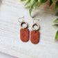 Cinnamon Clay Earrings - Purpose + Passion Boutique