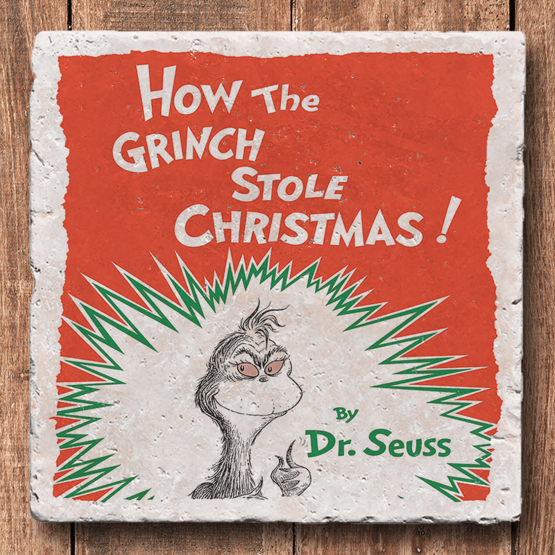 Classic Christmas Book Cover Coasters - Purpose + Passion Boutique