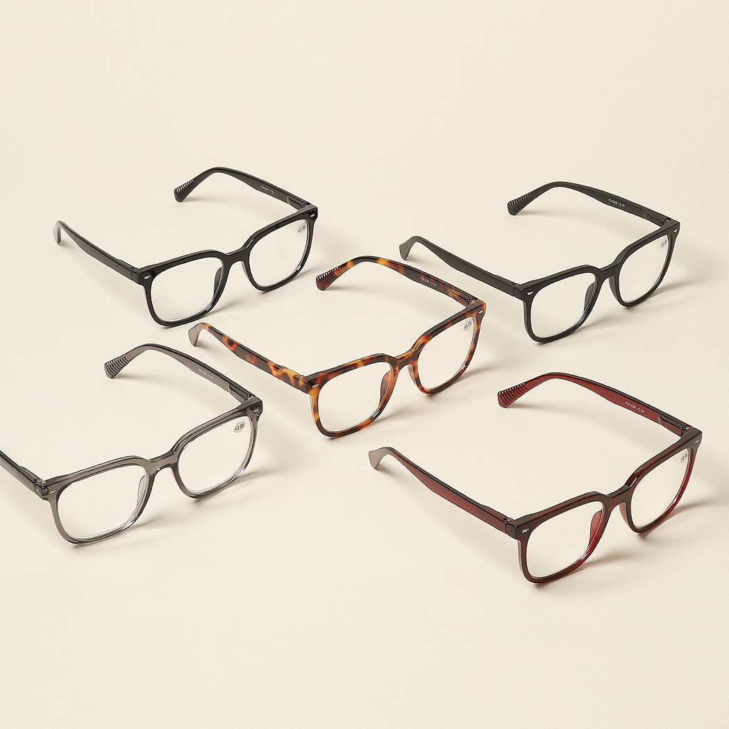Classic Design Square Reading Glasses - Purpose + Passion Boutique