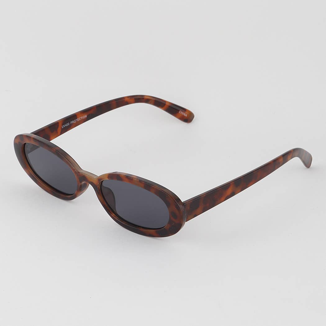 Classic Oval Tinted Sunglasses - Purpose + Passion Boutique