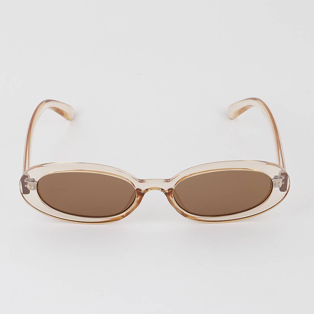 Classic Oval Tinted Sunglasses - Purpose + Passion Boutique