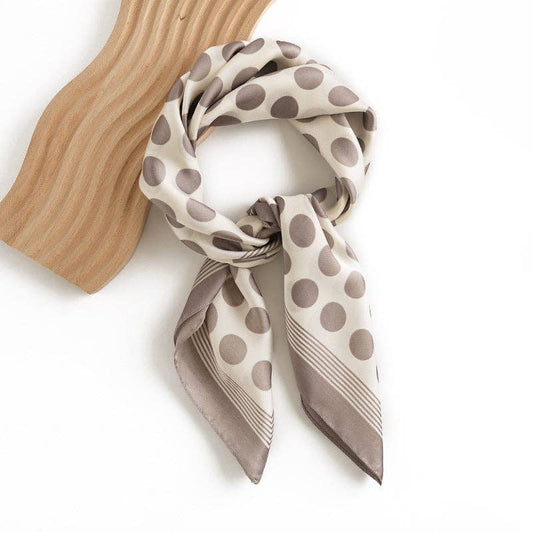Classic Polka Dot Square Scarf - Purpose + Passion Boutique