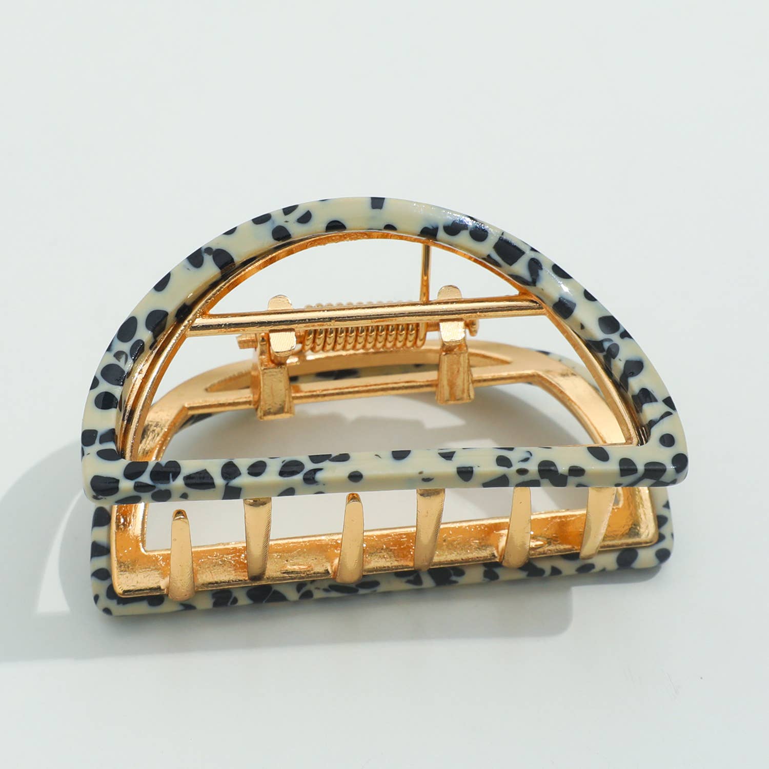 Classic Small Half Moon Metal Claw Clip - Purpose + Passion Boutique