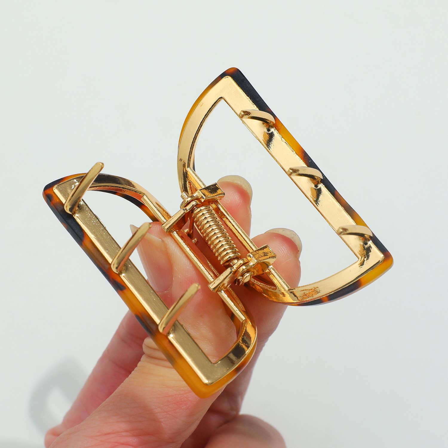 Classic Small Half Moon Metal Claw Clip - Purpose + Passion Boutique