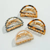 Classic Small Half Moon Metal Claw Clip - Purpose + Passion Boutique