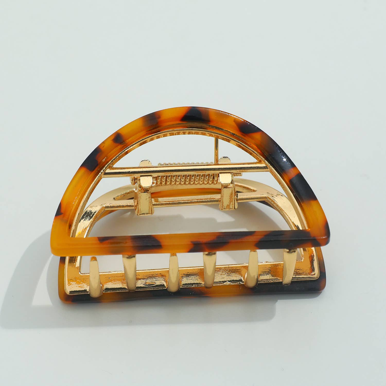 Classic Small Half Moon Metal Claw Clip - Purpose + Passion Boutique
