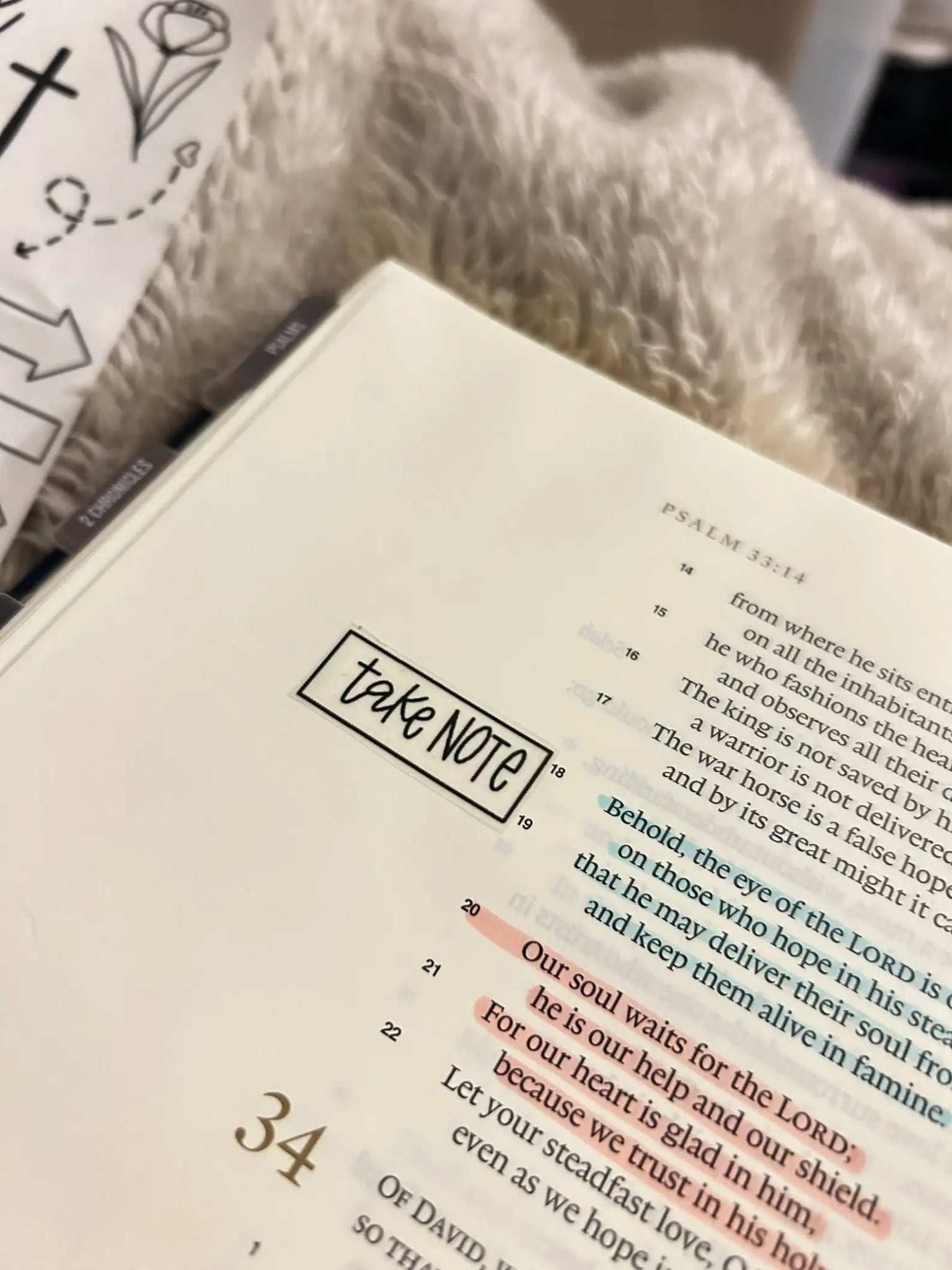 Clear Bible Study Journal Stickers - Purpose + Passion Boutique