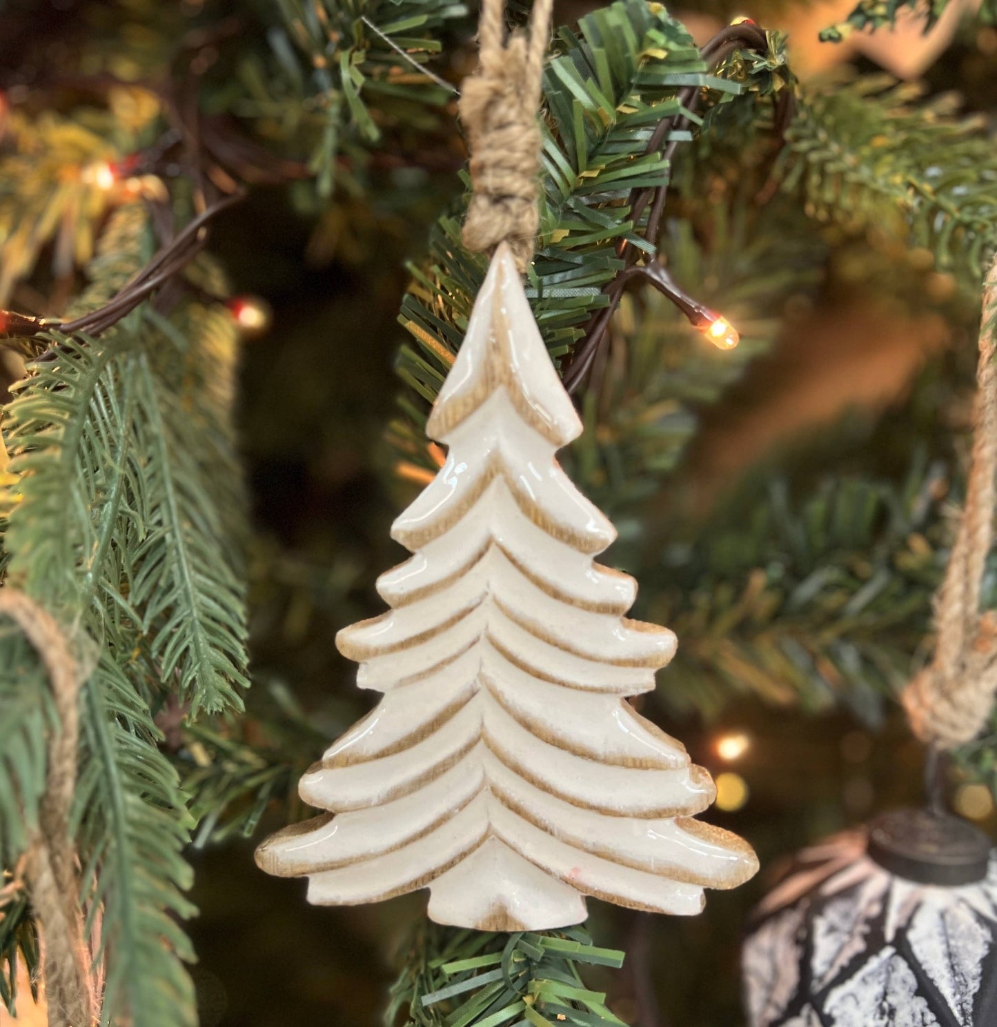 Clear Enamel Tree Ornament - Purpose + Passion Boutique