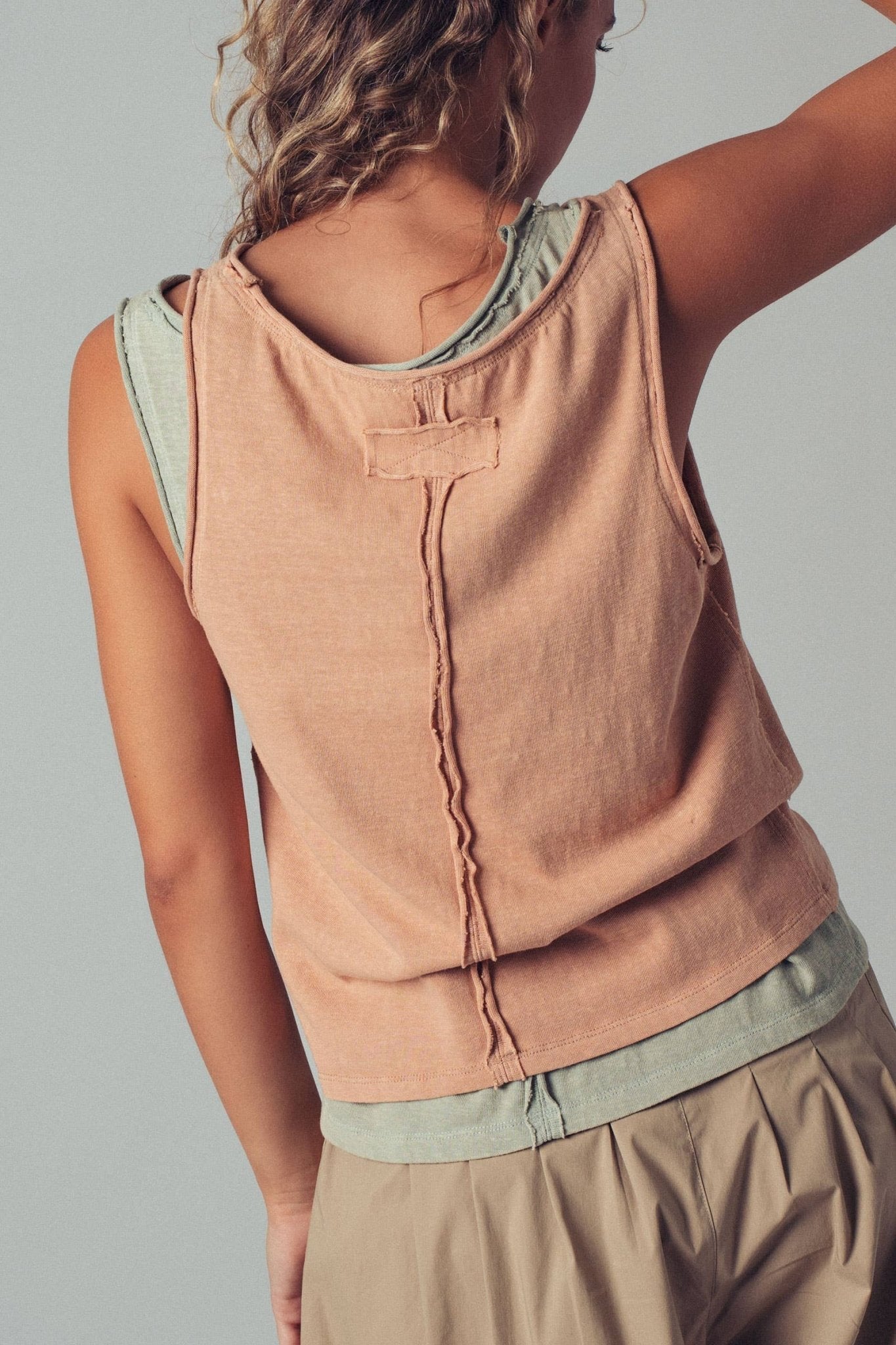 Coastal Cool Sleeveless Tank Top - Purpose + Passion Boutique