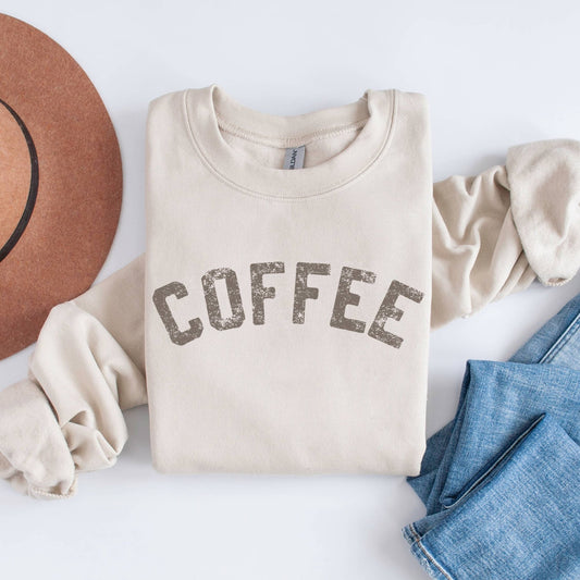 Coffee Lover Crewneck Sweatshirt - Purpose + Passion Boutique