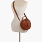 Cognac Circle Shoulder Crossbody - Purpose + Passion Boutique