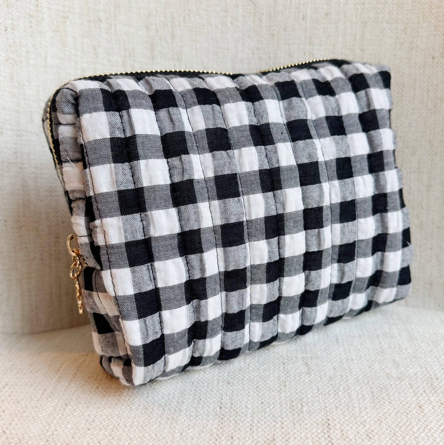 Color Parade Gingham Cosmetic Case - Purpose + Passion Boutique