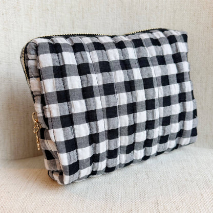 Color Parade Gingham Cosmetic Case - Purpose + Passion Boutique