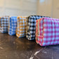Color Parade Gingham Cosmetic Case - Purpose + Passion Boutique