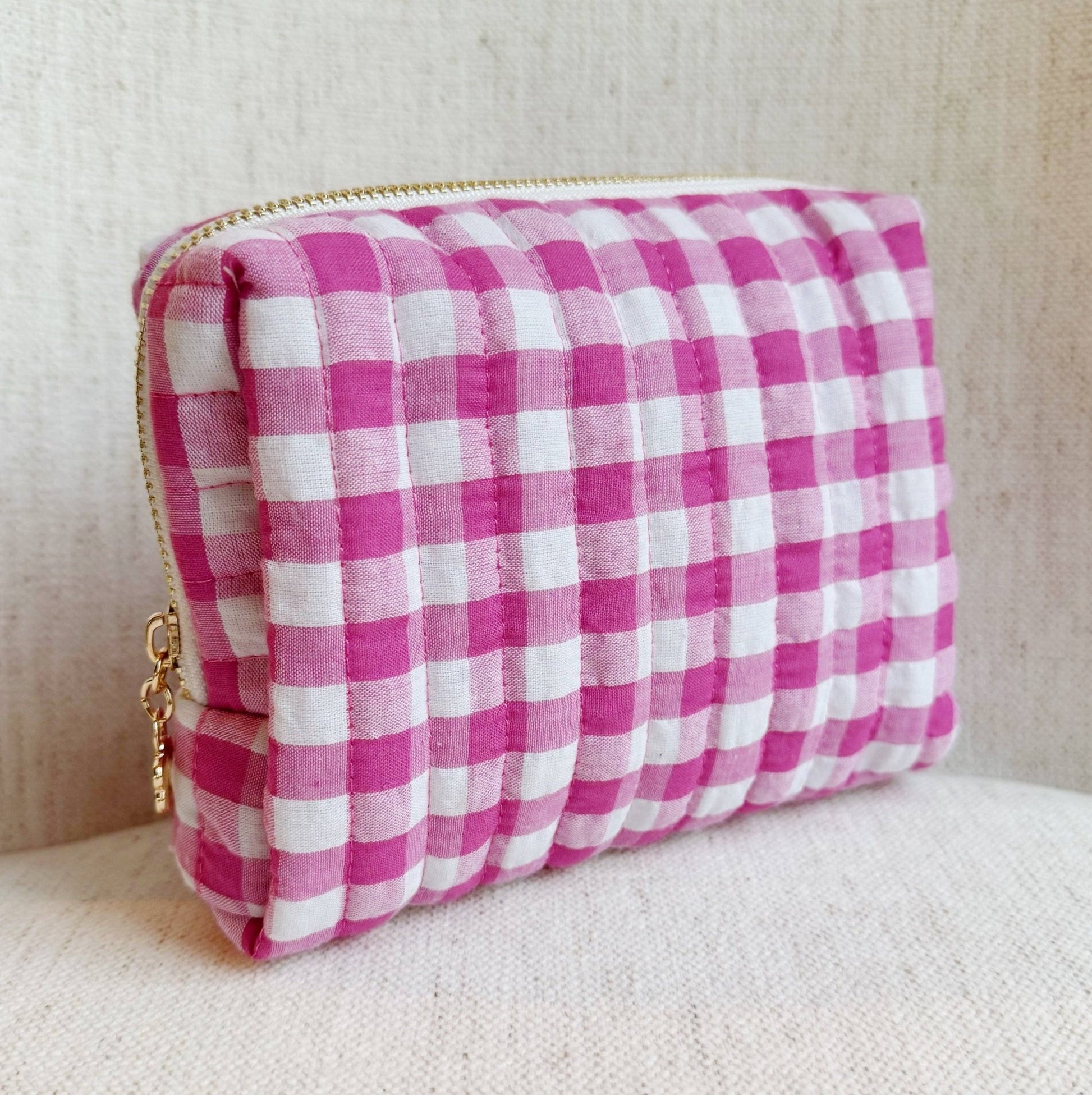Color Parade Gingham Cosmetic Case - Purpose + Passion Boutique