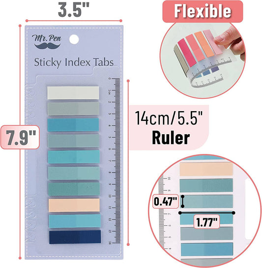 Colorful Book Tabs Sticky Tabs - Purpose + Passion Boutique