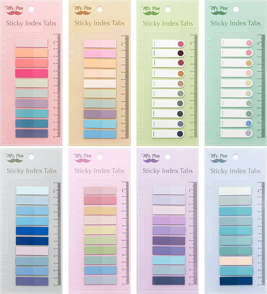 Colorful Book Tabs Sticky Tabs - Purpose + Passion Boutique