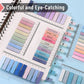Colorful Book Tabs Sticky Tabs - Purpose + Passion Boutique