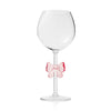 Coquette Pink Bow Acrylic Wine Glass - Purpose + Passion Boutique