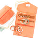 Coral Embroidered Velvet Jewelry Organizer - Purpose + Passion Boutique
