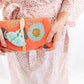 Coral Embroidered Velvet Jewelry Organizer - Purpose + Passion Boutique