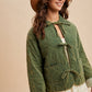 Cottage Green Washed Quilted Corduroy Jacket - Purpose + Passion Boutique