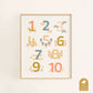 Count to 10 Educational Art Print + Frame (11x14) - Purpose + Passion Boutique