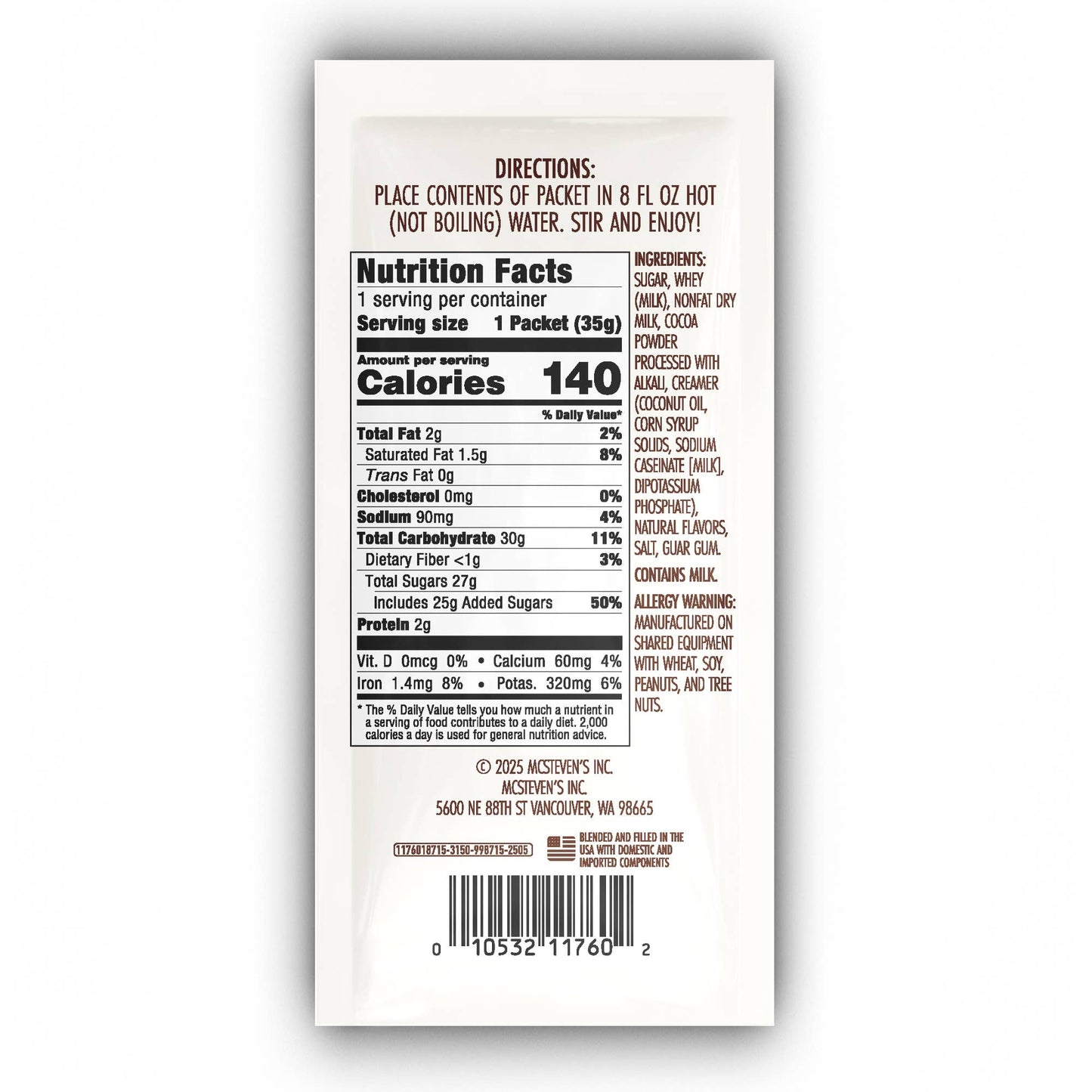 Cowboy Christmas Chocolate Cocoa (1.25oz) - Purpose + Passion Boutique