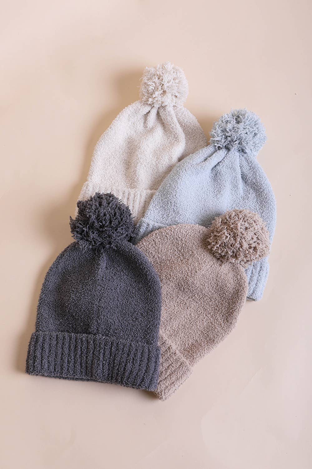 Cozy Boucle Pom Beanie - Purpose + Passion Boutique