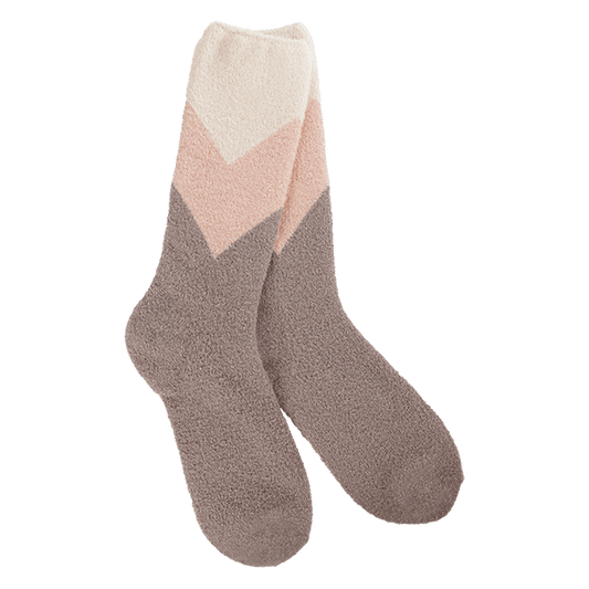Cozy Cali Chevron Multi Socks - Purpose + Passion Boutique