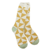 Cozy Cali Triangle Gold Socks - Purpose + Passion Boutique