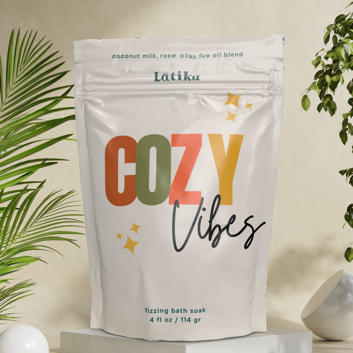 Cozy Vibes Fizzing Bath Soak - Purpose + Passion Boutique