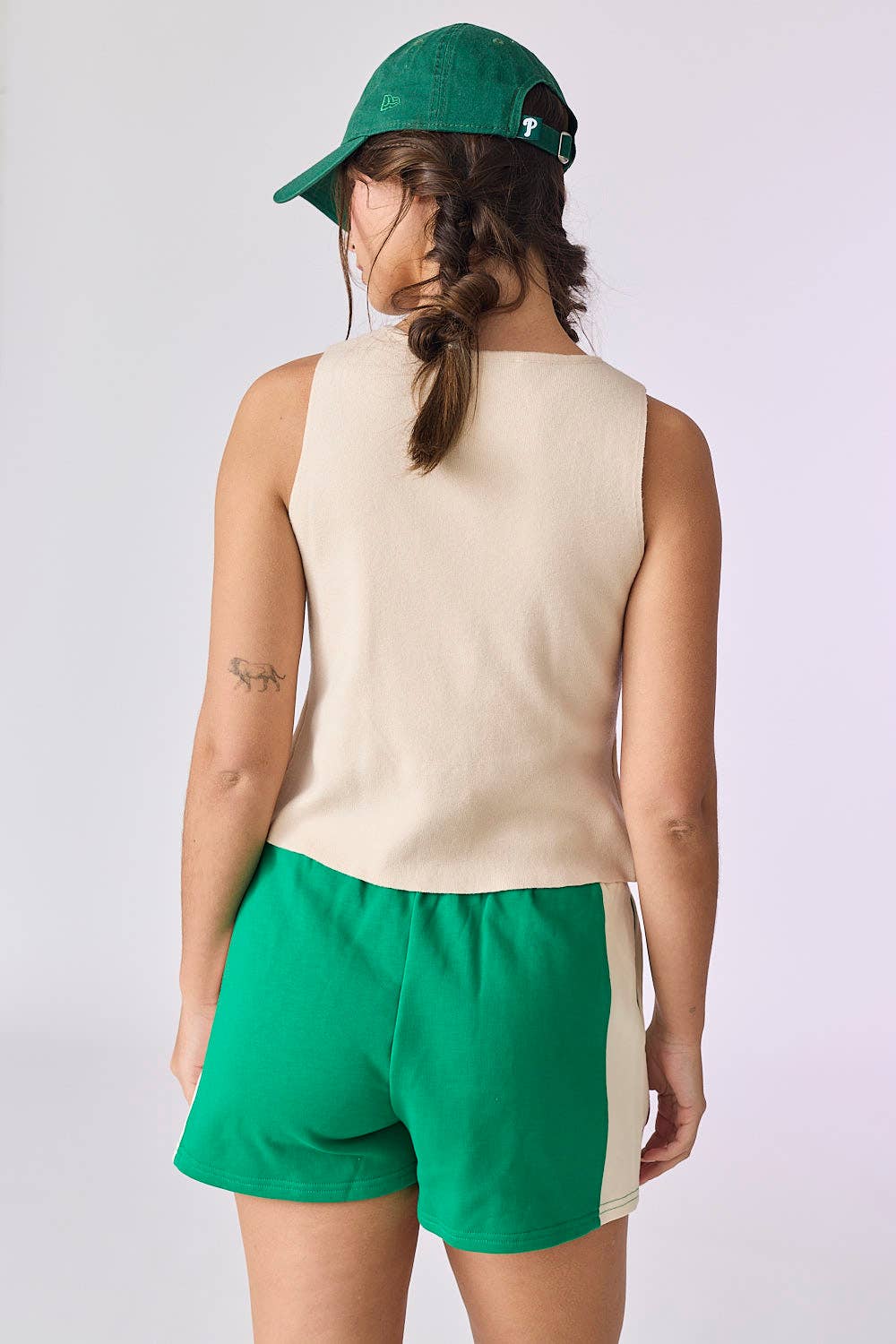 Cream Audrey Sleeveless Button Up Top - Purpose + Passion Boutique