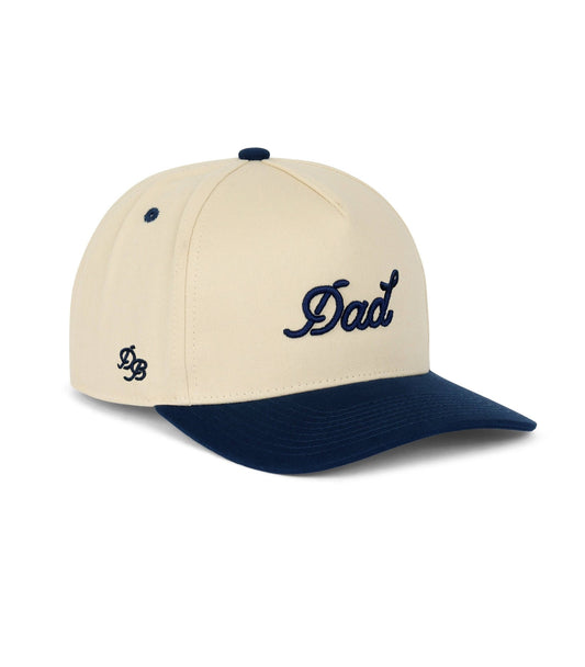 Cream & Navy Dad Snapback - Purpose + Passion Boutique