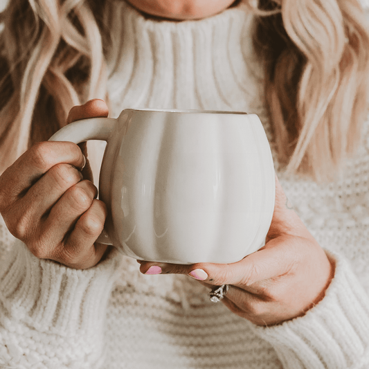 Cream Pumpkin Coffee Mug - Purpose + Passion Boutique
