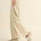 Cream Straight Wide Leg Denim Pant - Purpose + Passion Boutique