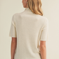 Mock-Neck Fine-Gauge Knit Pullover