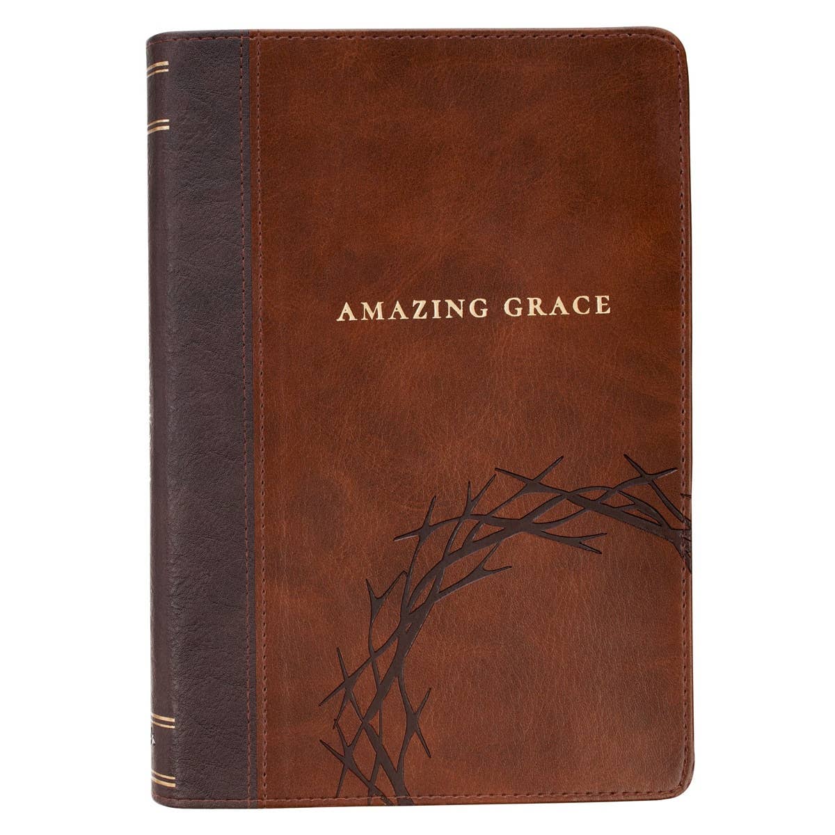 Crown of Thorns/Amazing Grace Isa 53:5 Classic Brown Journal - Purpose + Passion Boutique