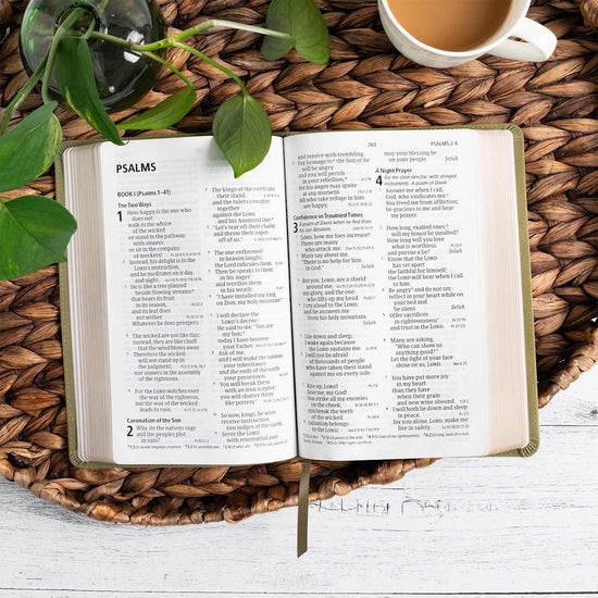 CSB Large Print Personal Reference Bible - Purpose + Passion Boutique