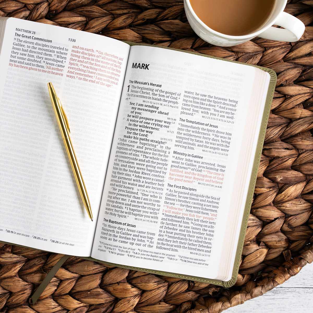 CSB Large Print Personal Reference Bible - Purpose + Passion Boutique