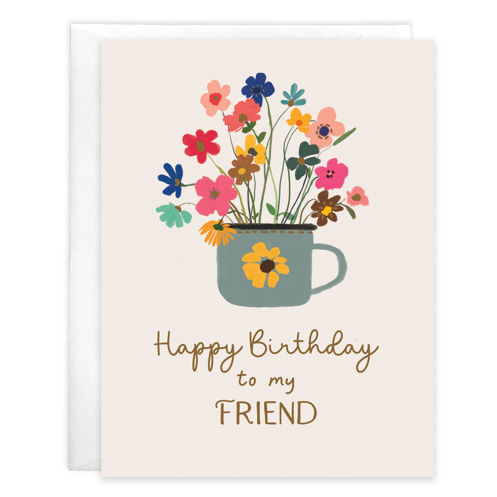 Cup of Flowers Birthday Card - Purpose + Passion Boutique