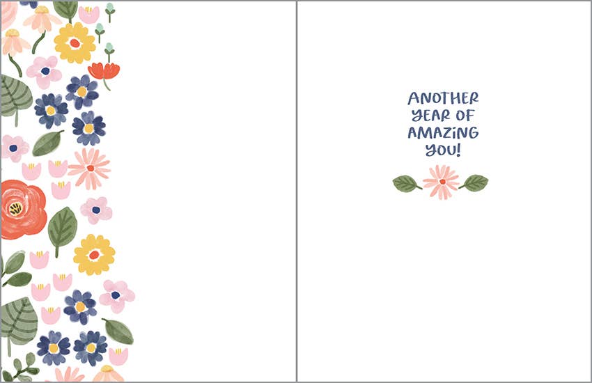 Cute Flowers Birthday Card - Purpose + Passion Boutique