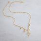 CZ, Opalite, Pearl, Bow Charm Necklace - Purpose + Passion Boutique
