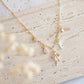 CZ, Opalite, Pearl, Bow Charm Necklace - Purpose + Passion Boutique