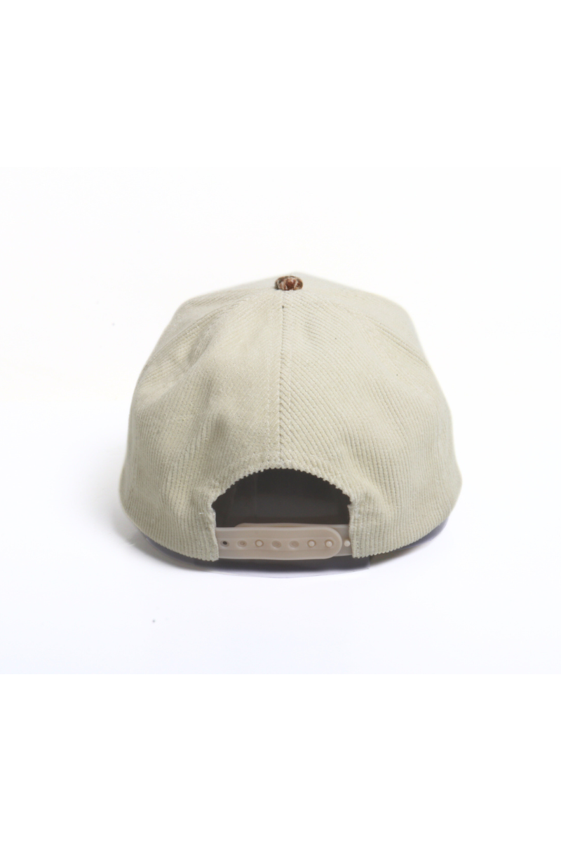 SWEATER WEATHER Embroidered Corduroy Cap
