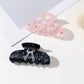 Bow Print & Rhinestone Embellished Hair Claw Clip