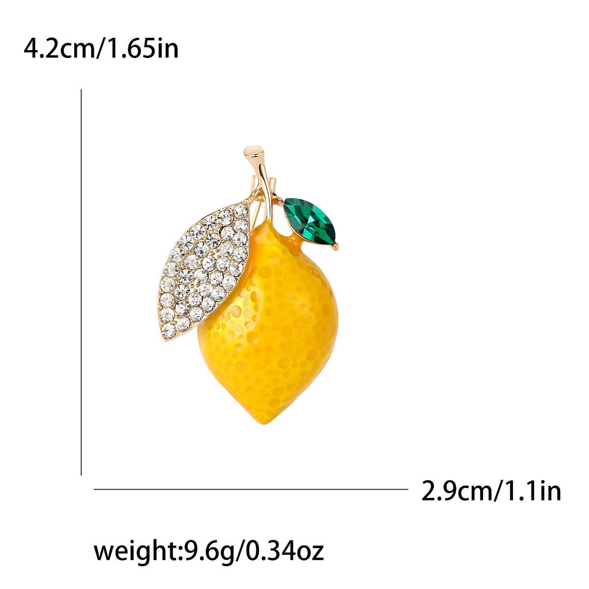 Bright Lemon Brooch