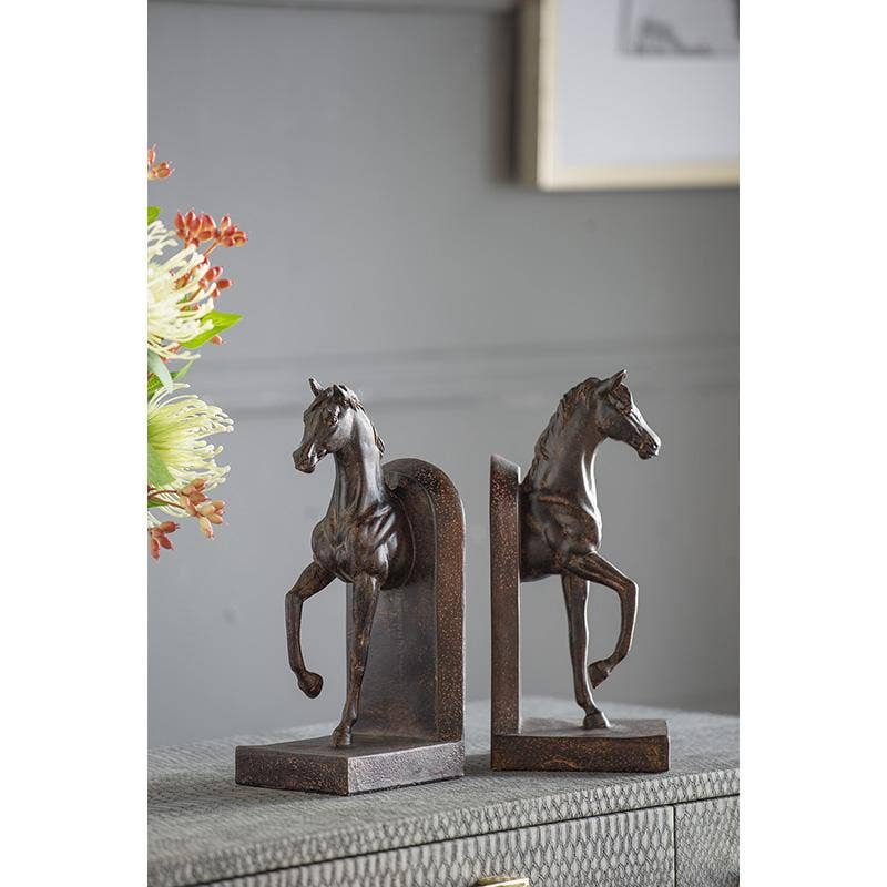 Trotting Horse Bookends (Set of 2)